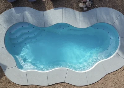 Poseidon Pools Bermuda Pearl pool installation