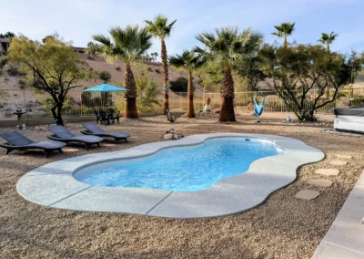 Poseidon Pools Bermuda Pearl pool installation