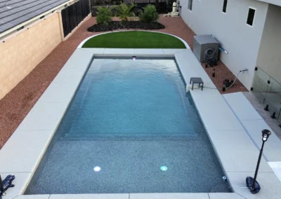 Poseidon Pools Corinthian pool installation