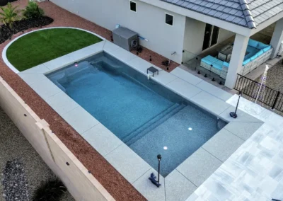 Poseidon Pools Corinthian pool installation