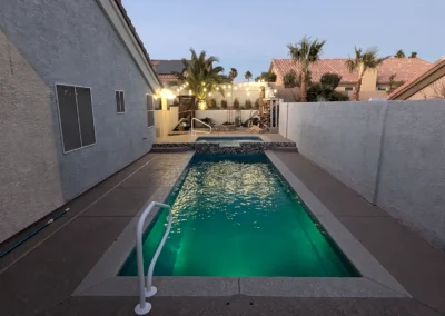 Poseidon Pools Harmony Ledge pool installation