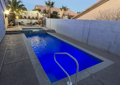 Poseidon Pools Harmony Ledge pool installation