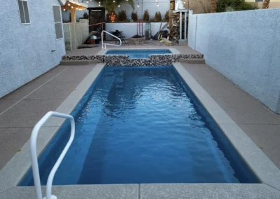 Poseidon Pools Harmony Ledge pool installation